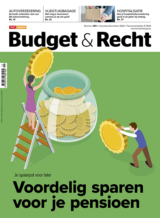 Budget & Recht 285 cover Voordelig sparen voor je pensioen